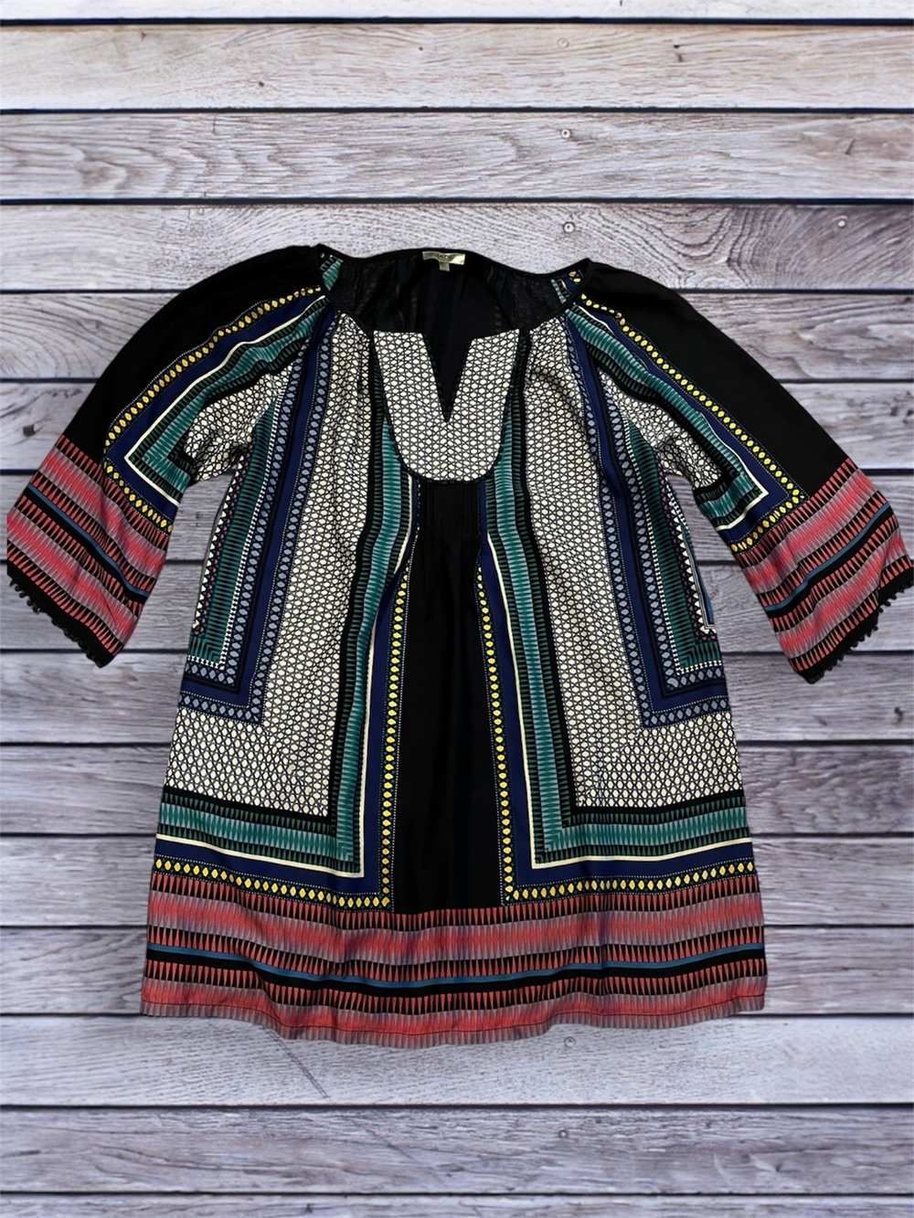 Jade Melody Tam Multicolored top with abstract pattern xl